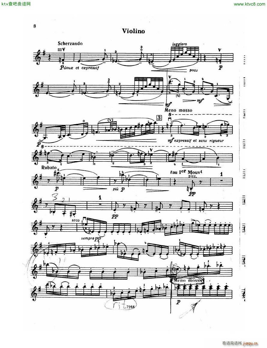 Debussy Violin Sonata Vn(V)8