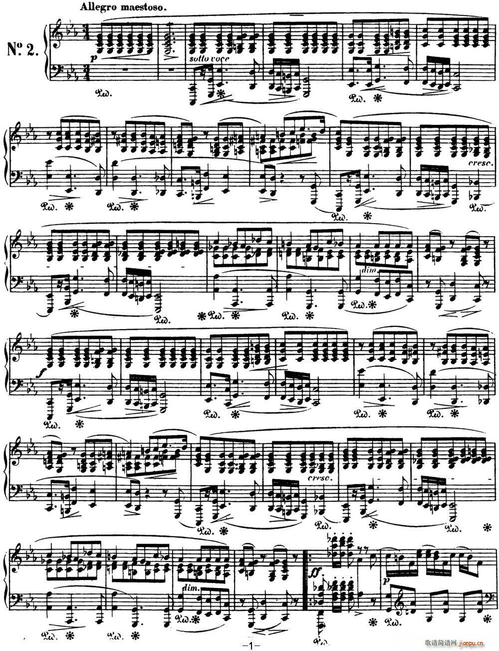 Ф m Op 40 No 2 cС{ Polonaise(V)1