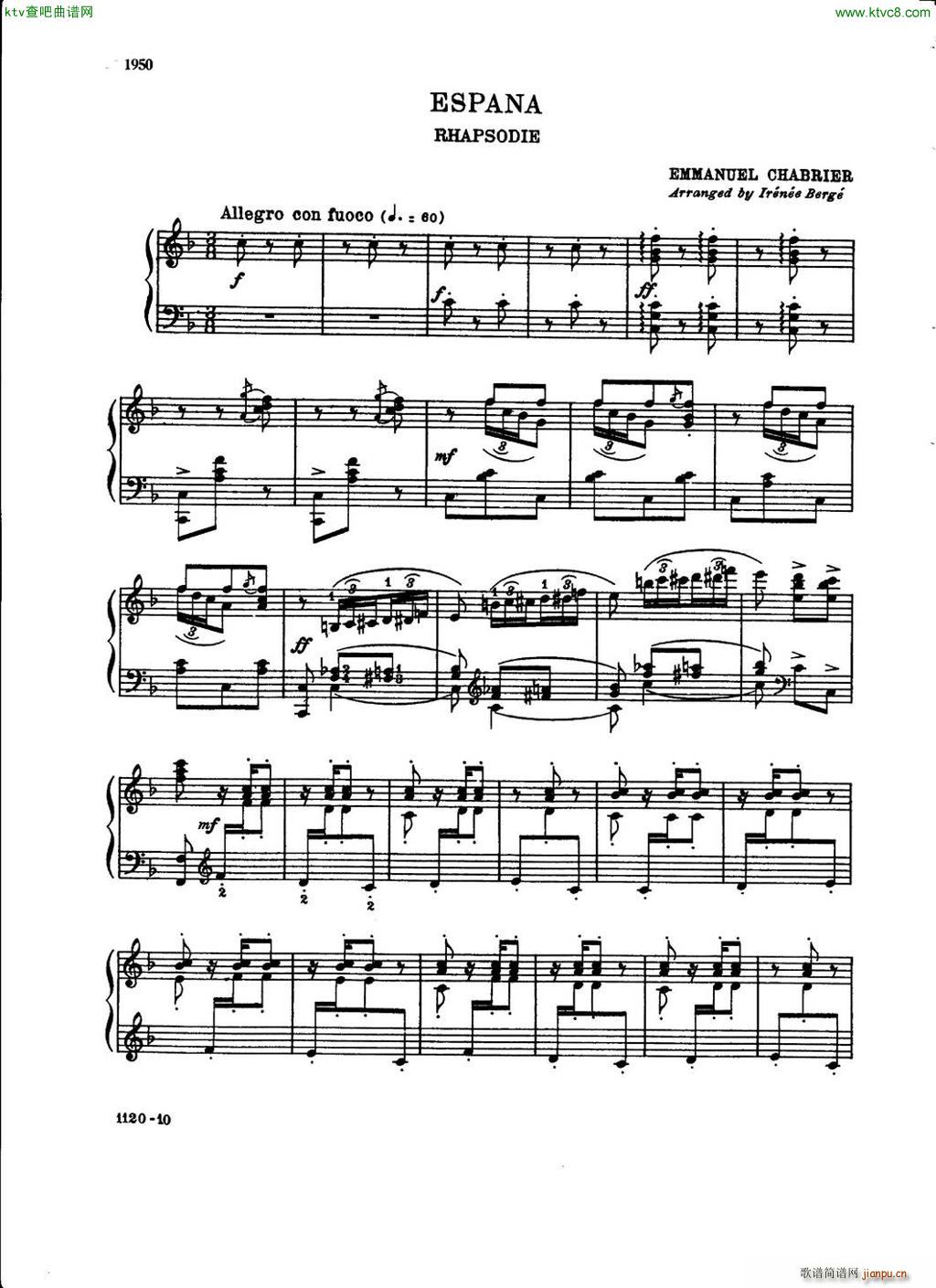 Chabrier Berge Espana(V)1