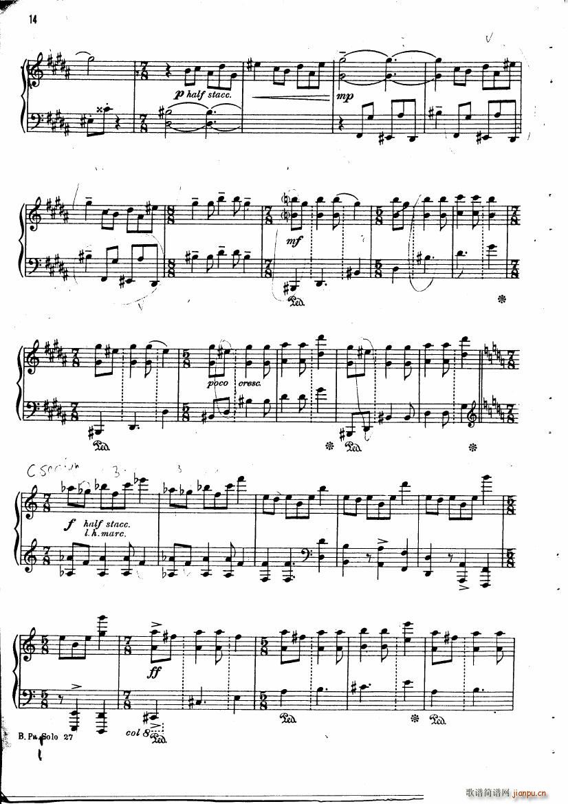 Copland Piano Sonata(V)15