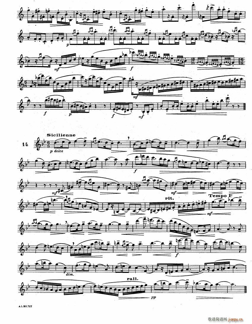 E Bozza 18 tudes Pour Hautbois(V)11
