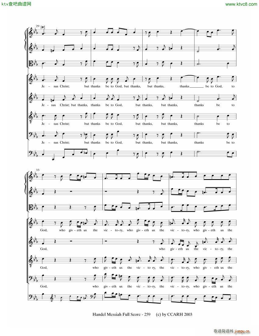 G F Handel Messiah Open Score (V)18