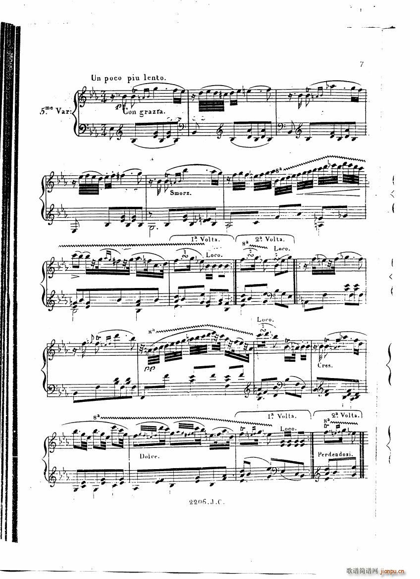 Czerny Variations brillantes(V)6