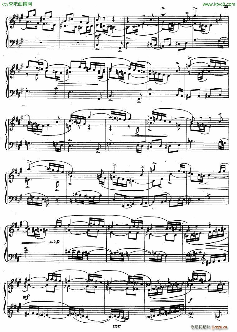 Flyarkovsky 6 preludes and fugues(V)25
