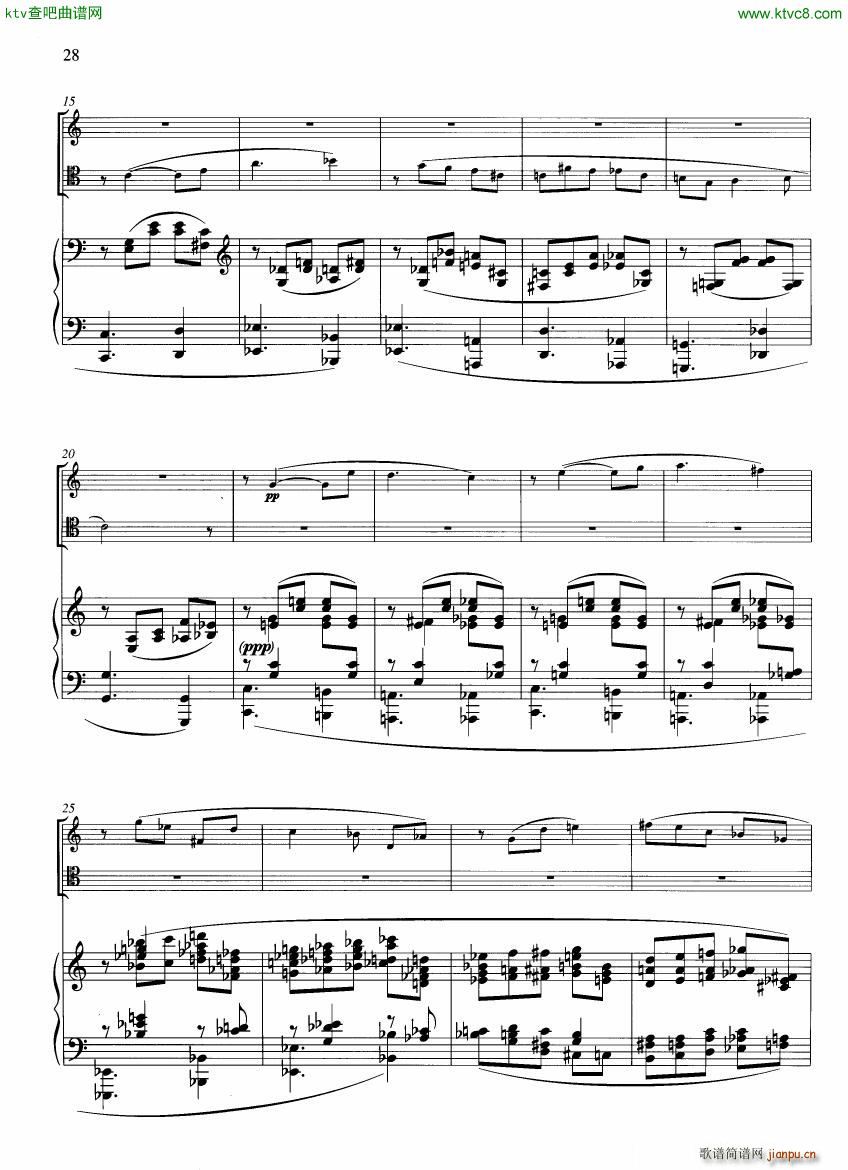 Francaix Trio for oboe bassoon and piano (V)1