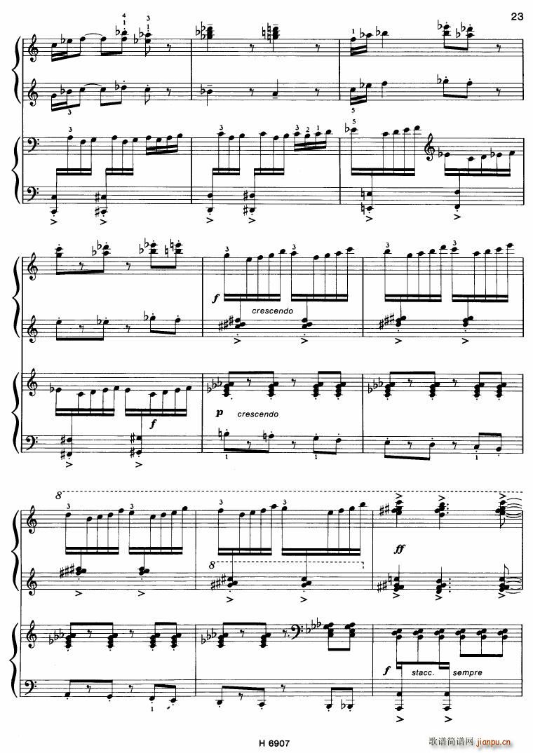 Barton Sonatina for 4 hands(V)23