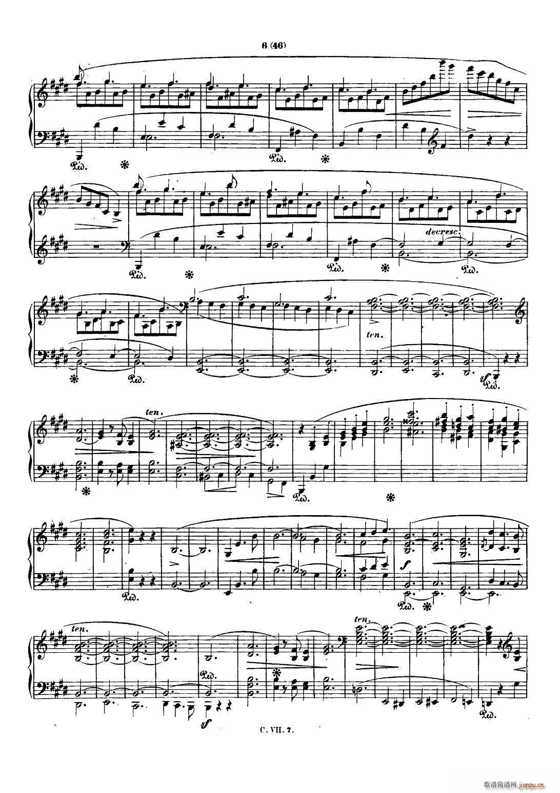 Ф Co Chopin Scherzo No 4 E{ Op 54(V)5
