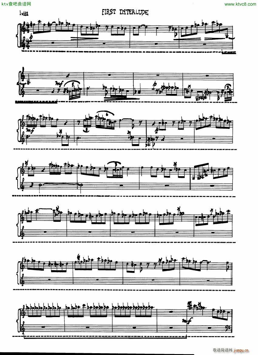 Cage Sonatas and Interludes for prepared piano(V)8