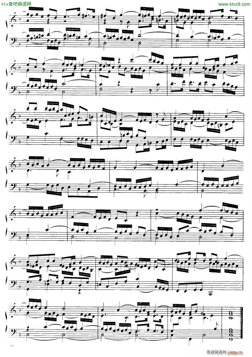 Handel Suite in F major G175 179(V)6