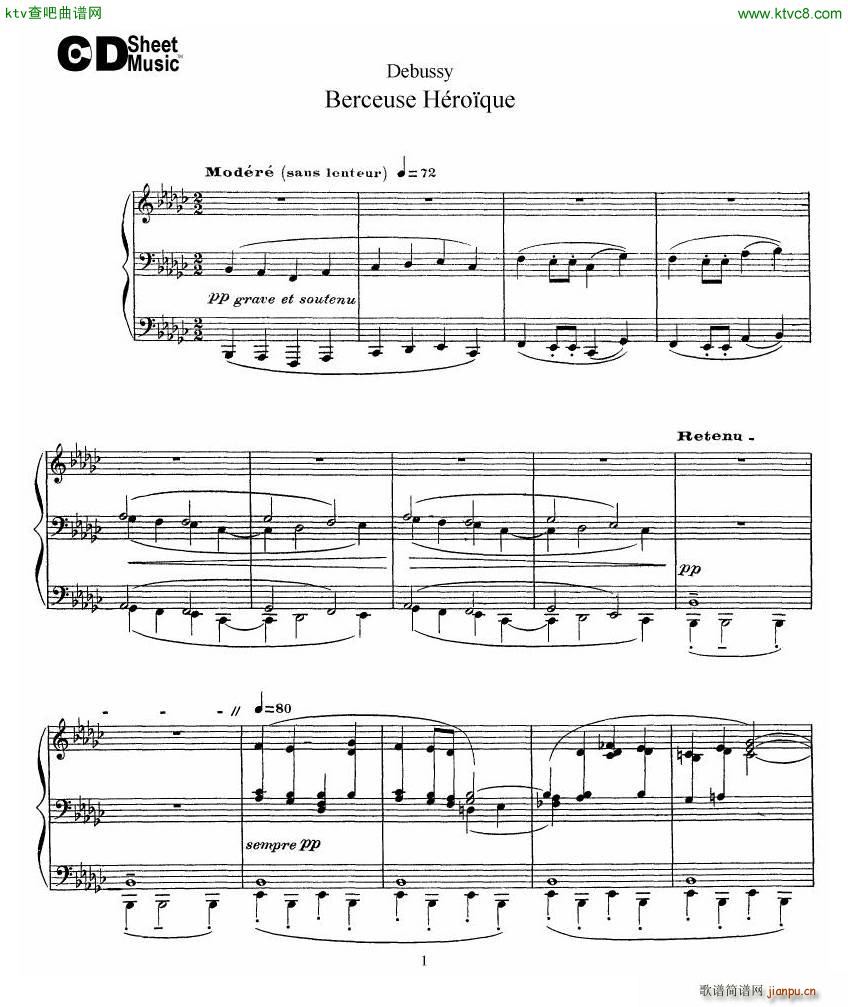 Debussy Berceuse Hro que(V)1