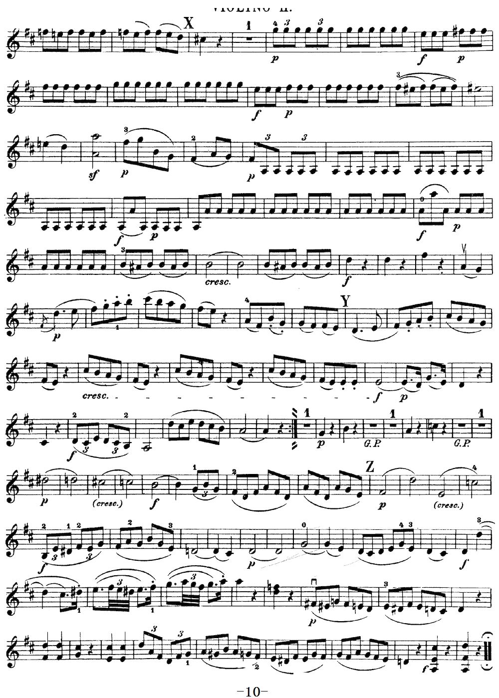 Mozart Quartet No 20 in D Major K 499 Violin 2(ʮּ)3