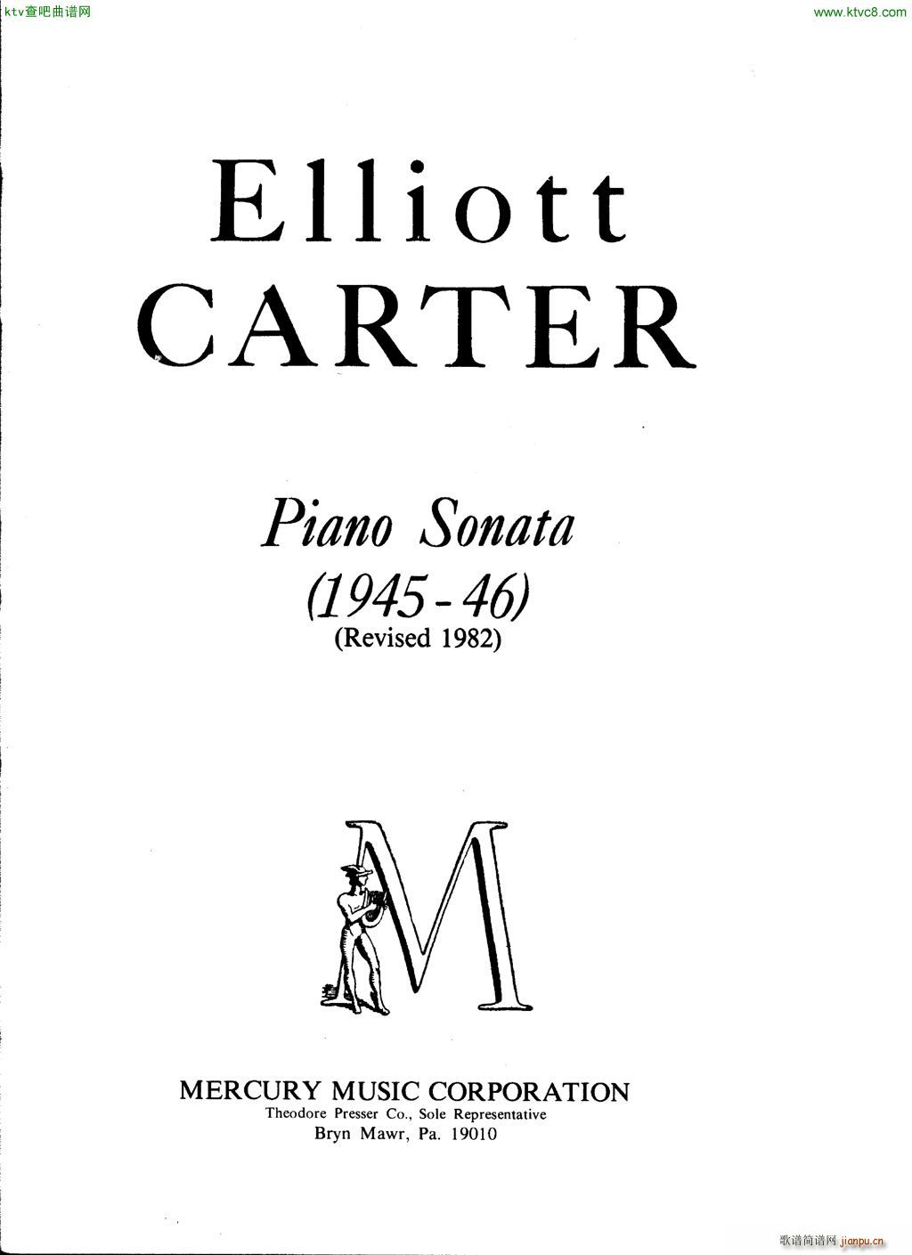 Carter Piano Sonata(V)1
