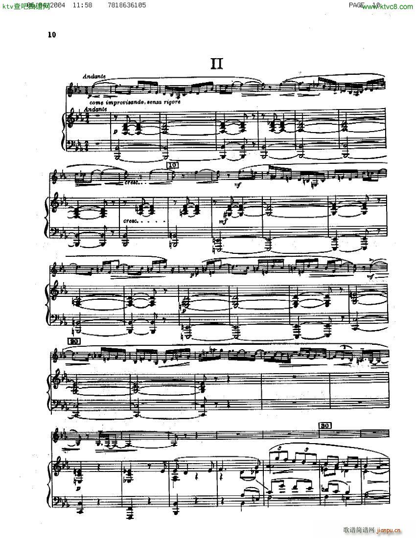 Guastavino Sonata Para Clarinete Y Piano(V)10