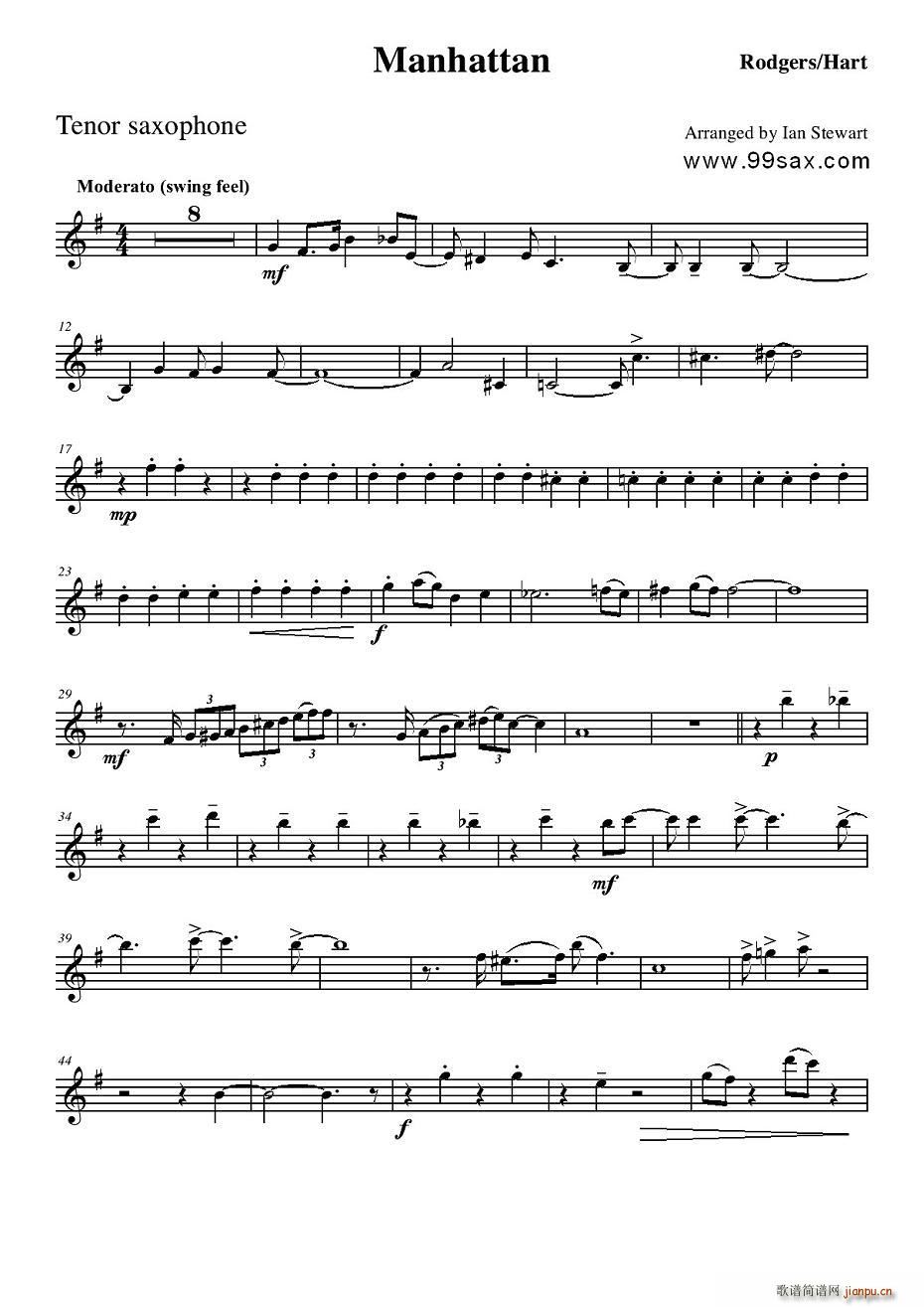 Manhattan Tenor Sax(V)1
