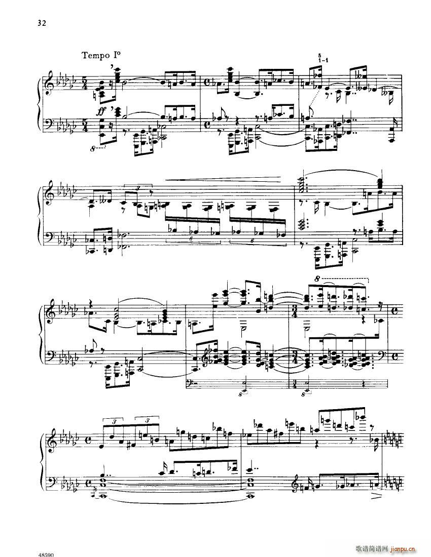 Barber op 26 Piano Sonata(V)10