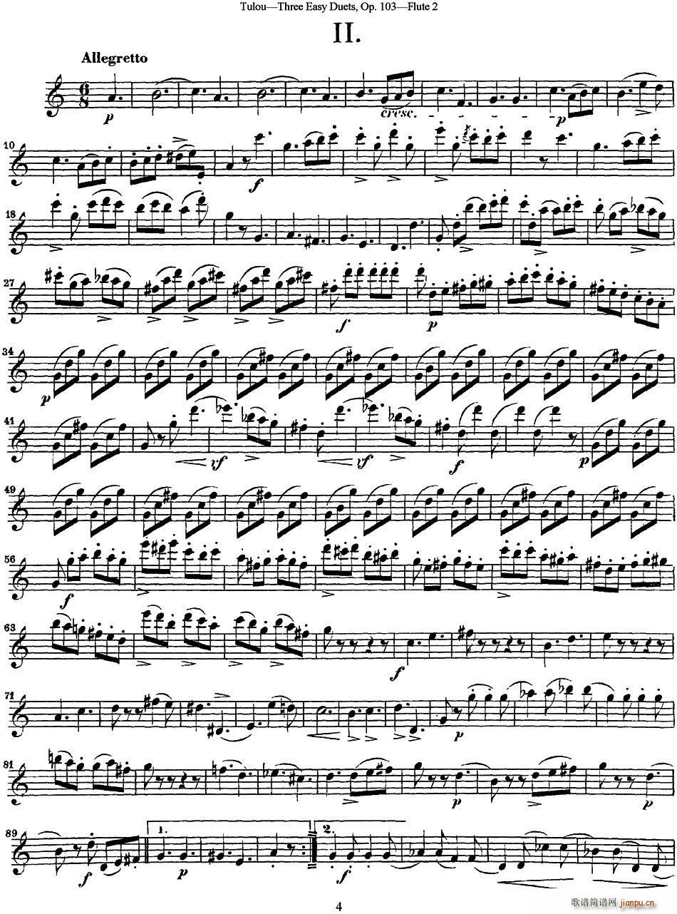 D¶L(chng)Ѻ(jin)Op 103 Flute 2 NO 2(ѺV)1