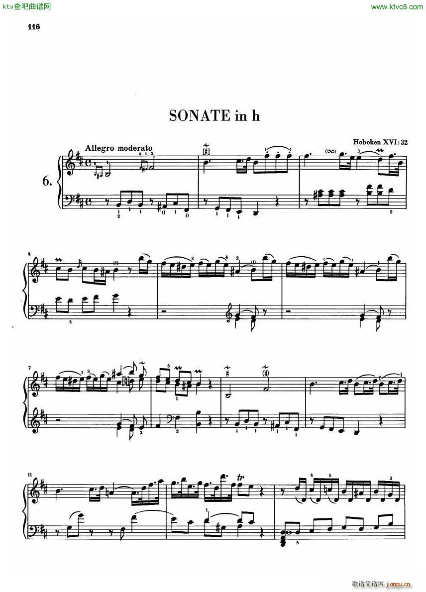 Haydn hob xvi 32sc Sonata47(V)1