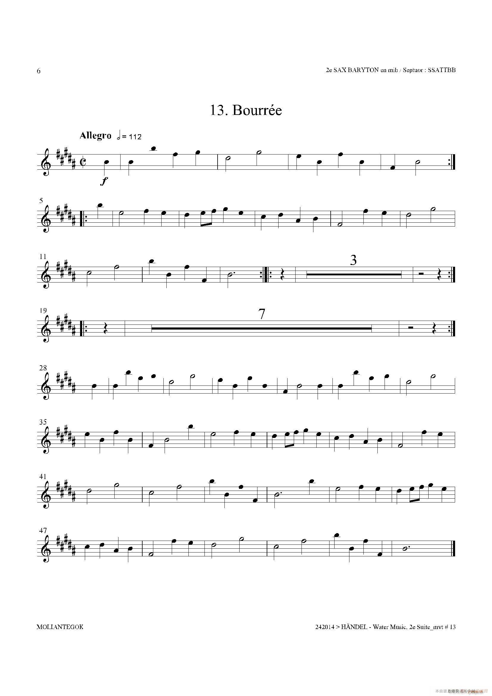 Water Music HWV 349 No 2 ڶϵ_˹(ʮּ)6