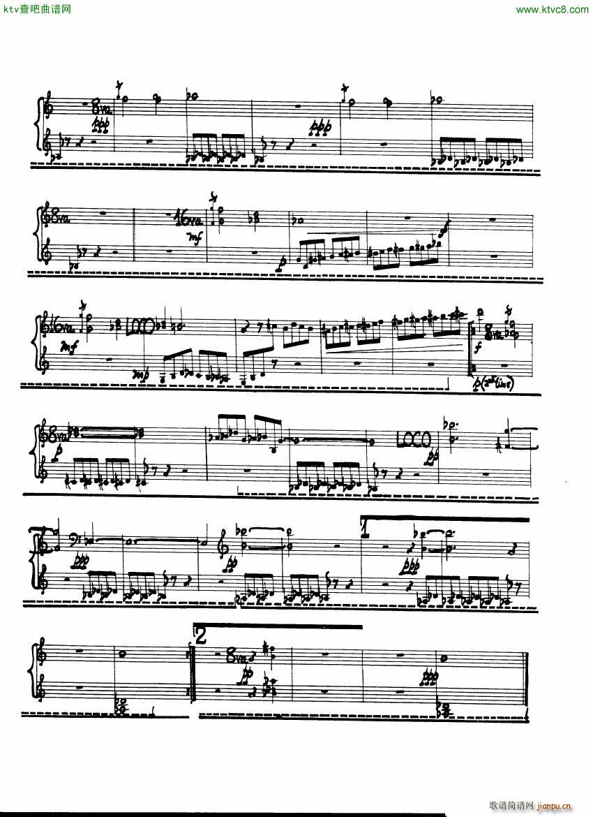 Cage Sonatas and Interludes for prepared piano(V)25