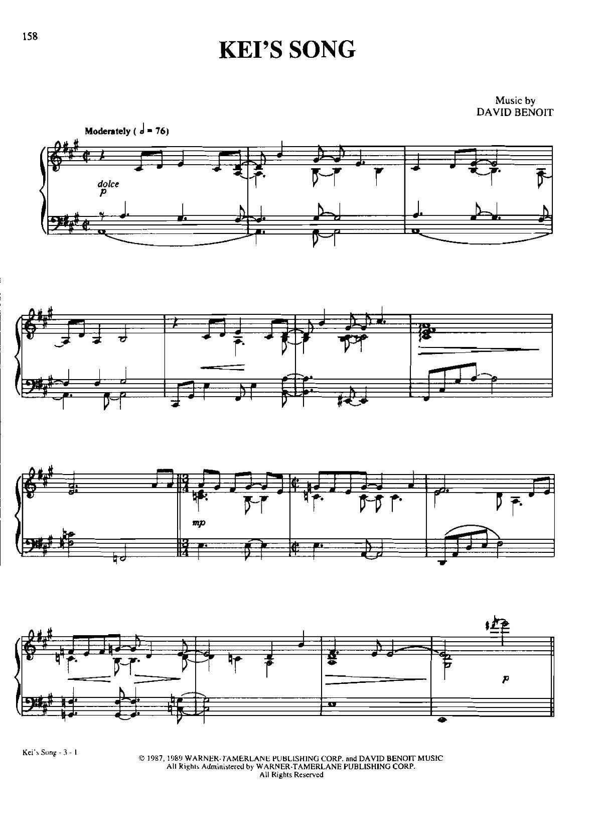 KEI S SONG Dan Coates { (V)1