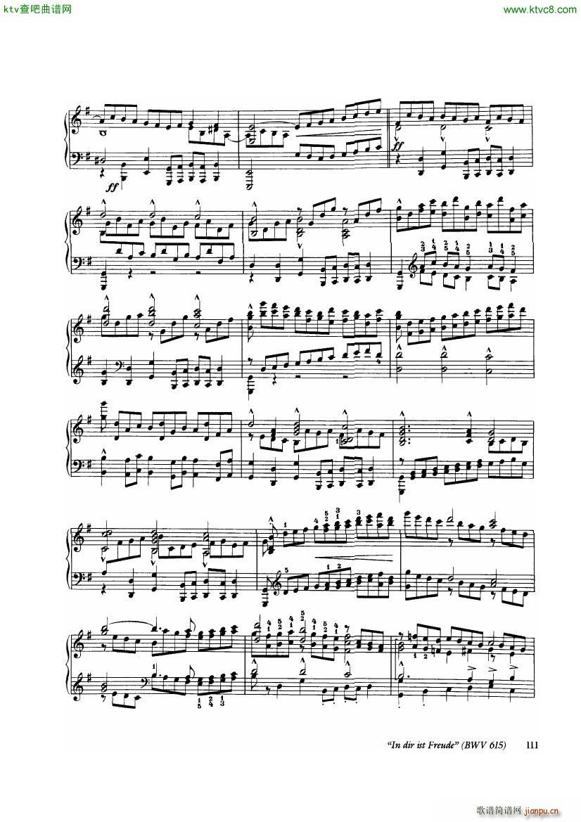 Bach Busoni Ten Chorale Preludes(V)25