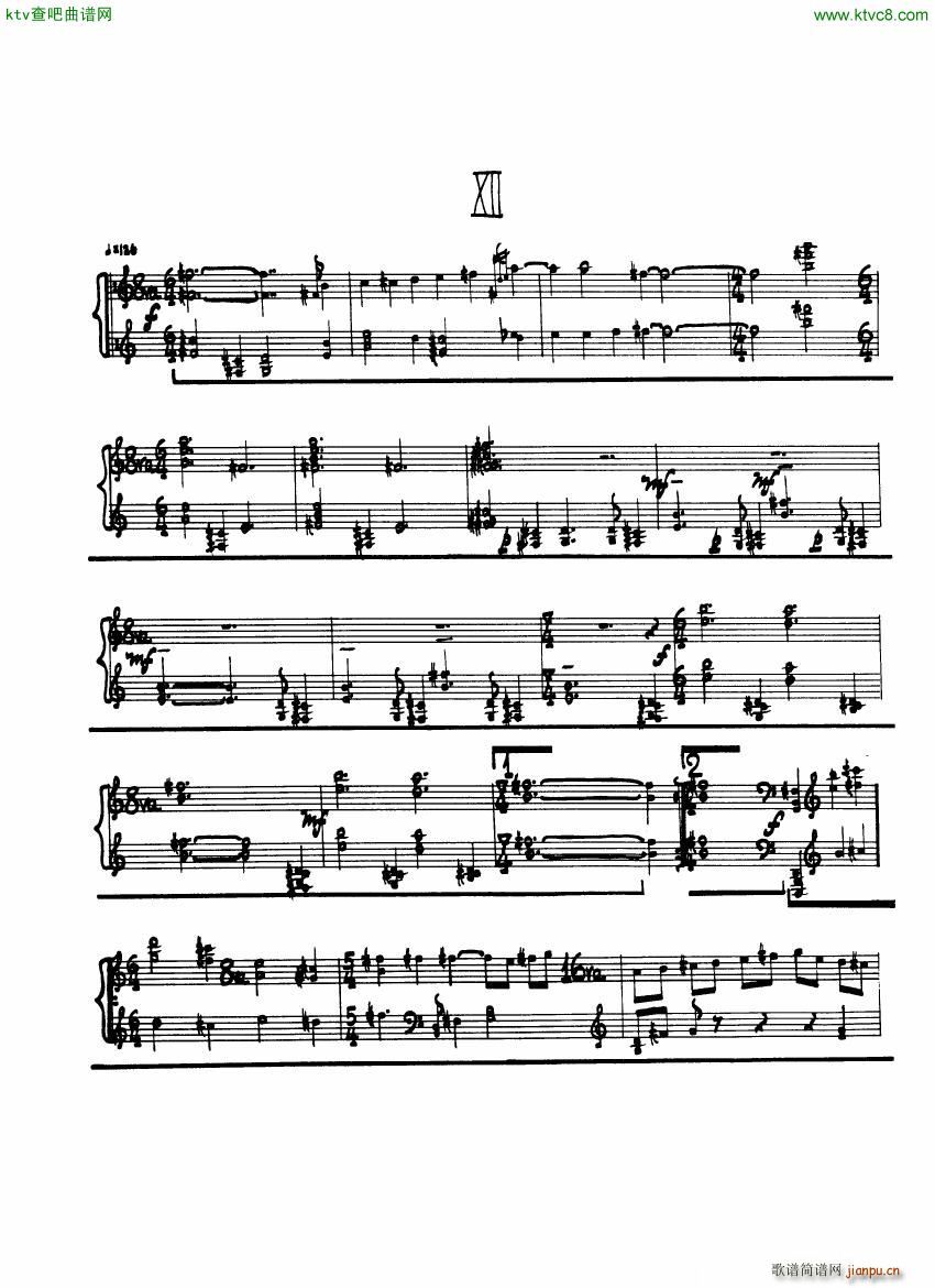 Cage Sonatas and Interludes for prepared piano(V)26