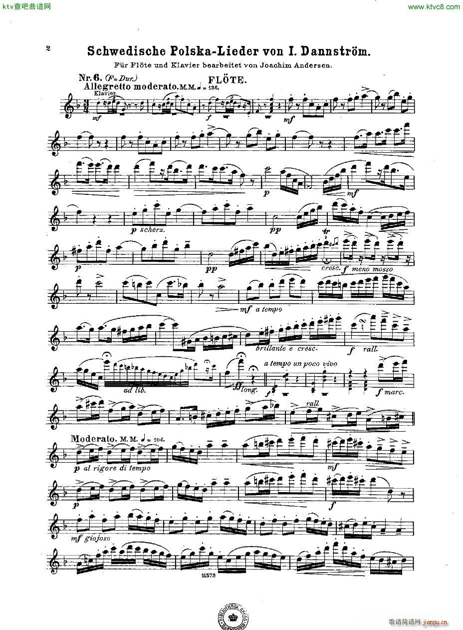 Andersen op 50 Schwedische Polska Lieder(V)16