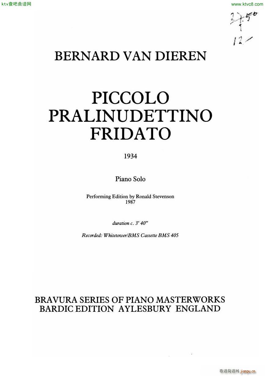 Van Dieren Piccolo Pralinudettino Fridato(V)1