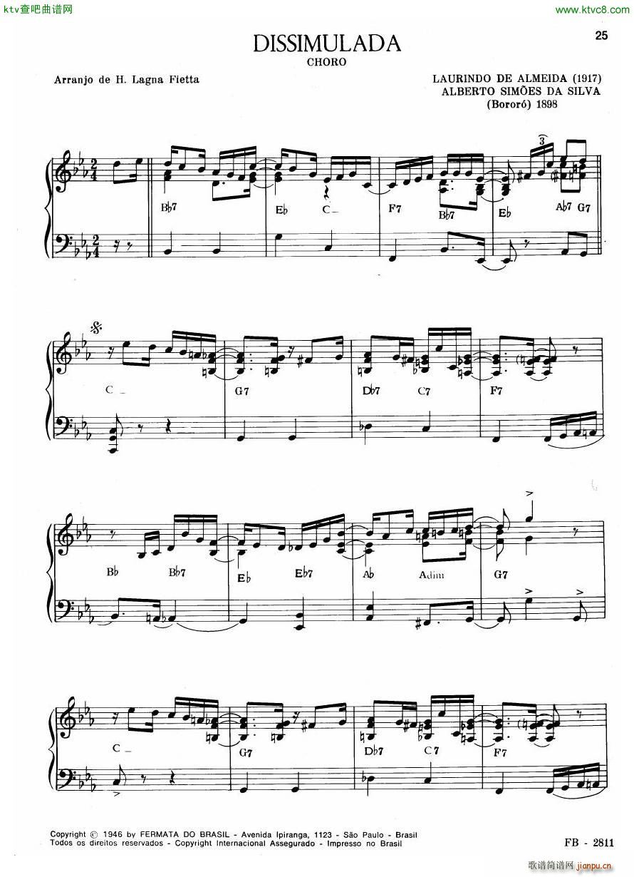 Centenrio do Choro Vol 1 20 Choros Para Piano(V)24