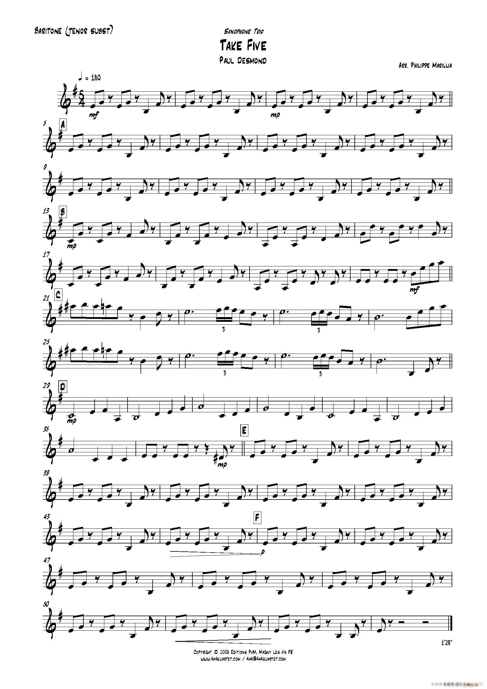 Take Five o(w)ʿ(V)5