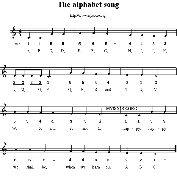 Ӣă裺Thealphabetsong()1