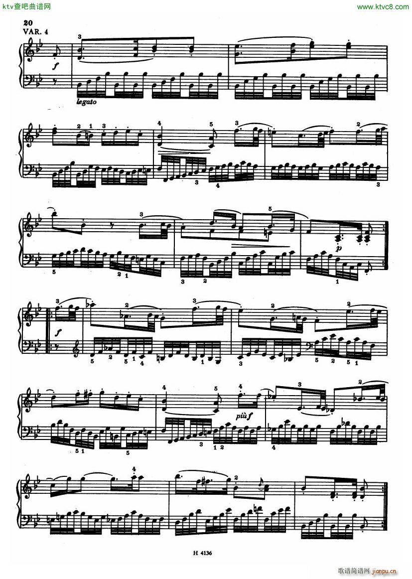 Czech piano variations from 18th century(V)18