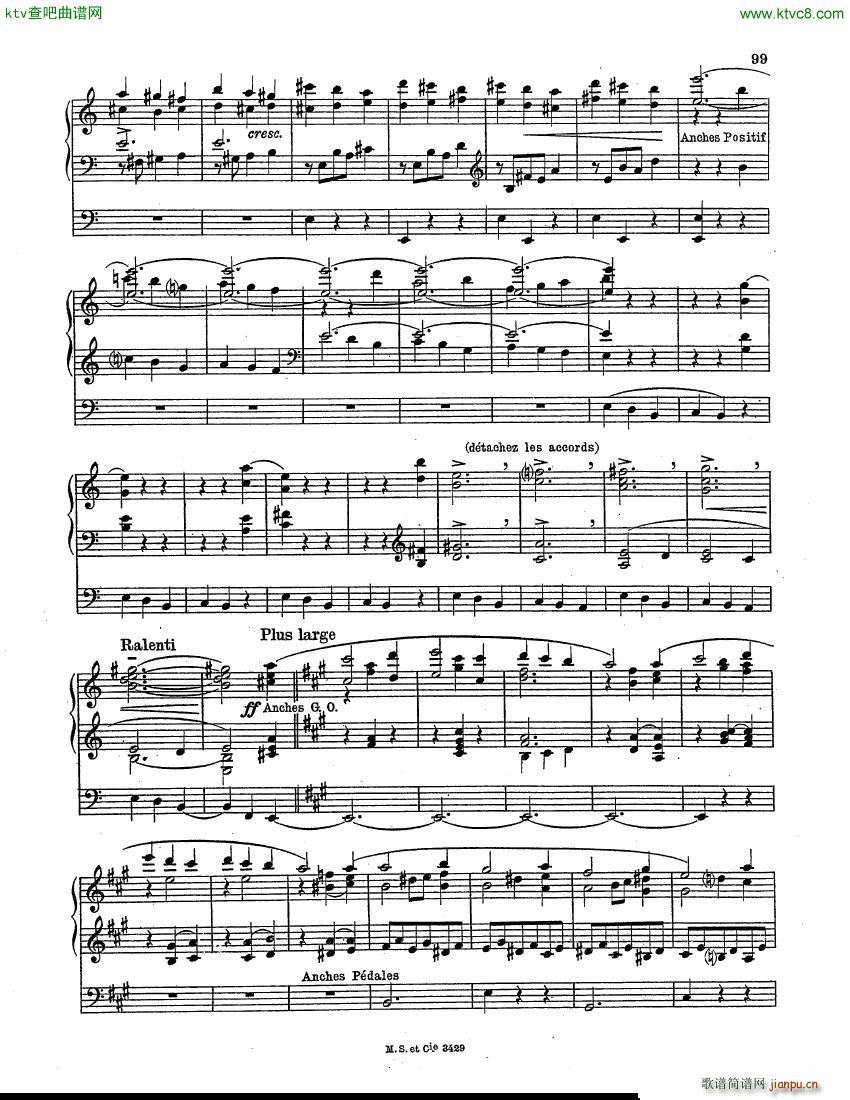 Guiraud Georges Offertoire Pascal organ(V)7