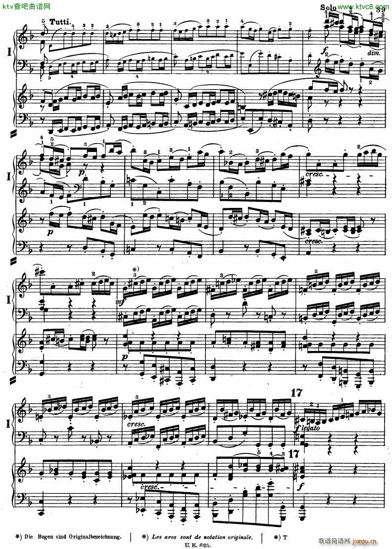 Bach JS BWV 1052 Keyboard Concerto in d ed R ntgen(V)40