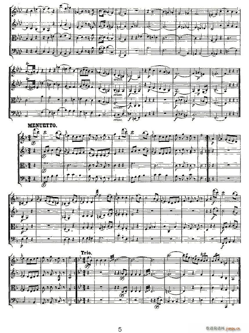 Quartet No 8 in F Major K 168 F{ڰҘ(l )(V)5