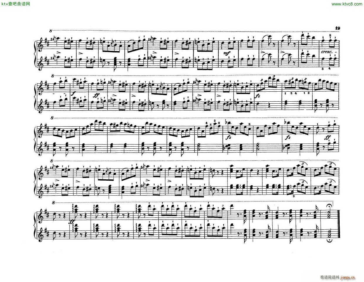 Anton Diabelli Sonates Mignonnes Op 150 Rondeau(V)22
