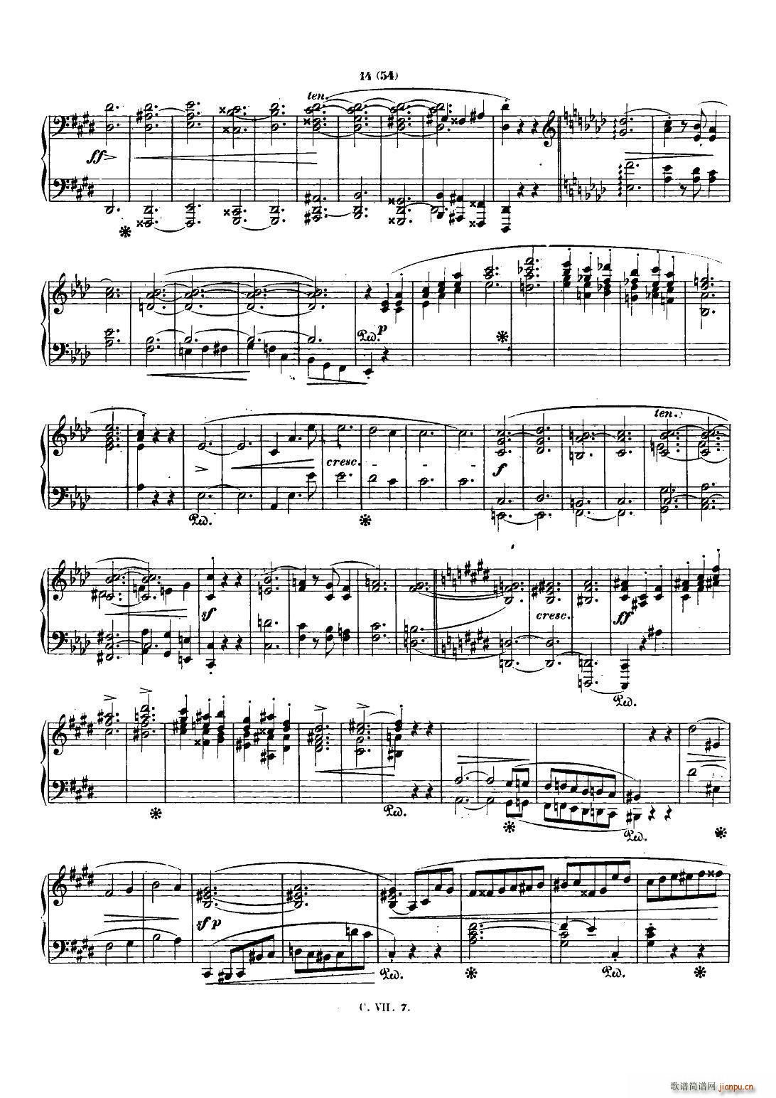 Ф Co Chopin Scherzo No 4 E{ Op 54(V)13