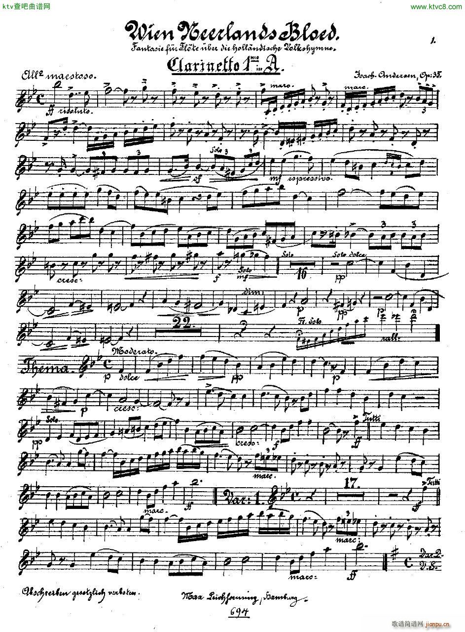 Andersen op 35 Wien Neerlands Bloed orch pts(V)27