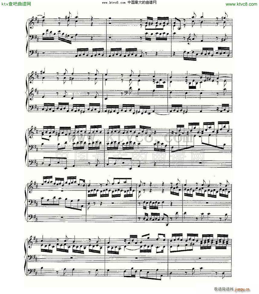 Prelude and Fugue in D Major BWV 532 L(fng)V(ʮּ)6