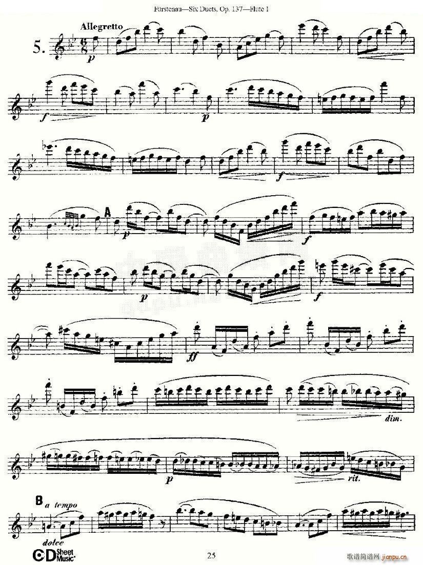 Six Duets Op 137 ֮  Ʒ 137̖ ~(V)1