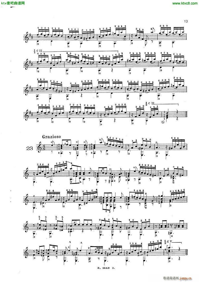 Mauro Giuliani Le Papillon op 50(V)11