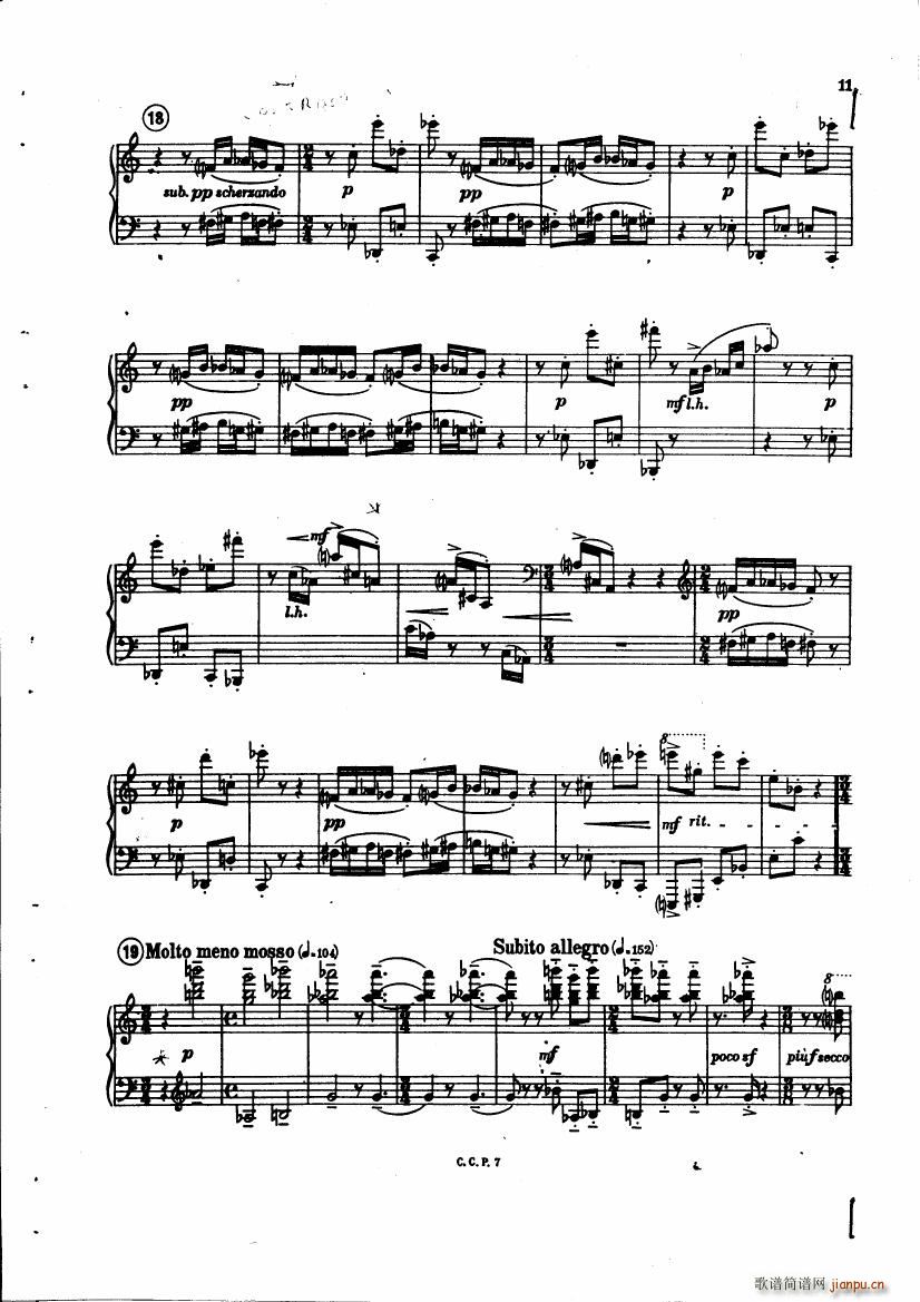 copland piano variations(V)10