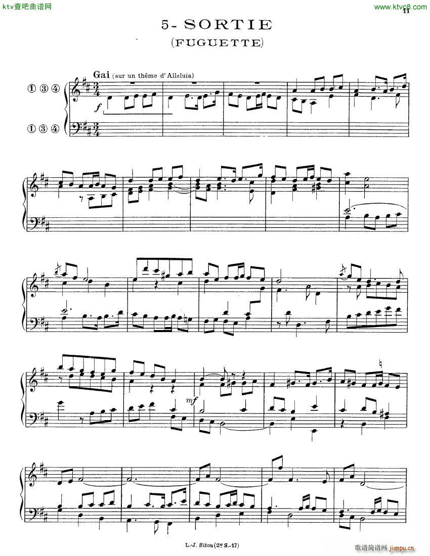 Alain Albert 15 Pieces organ(V)11