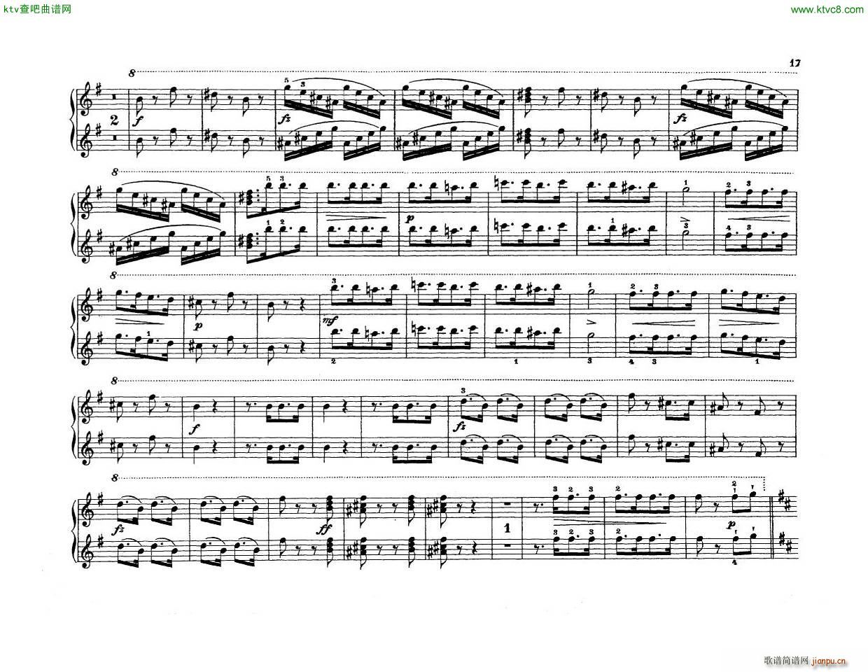 Anton Diabelli Sonates Mignonnes Op 150 Rondeau(V)20
