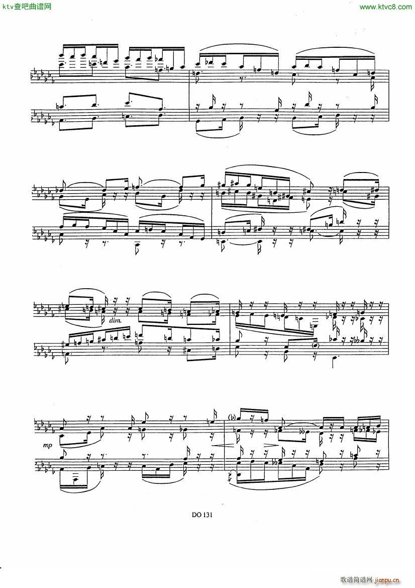 Etude No 12 Prlude et Fugue(V)10