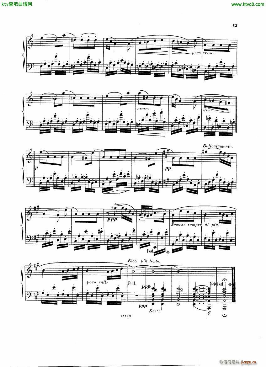 Alkan op 38 Trente Chants(V)13