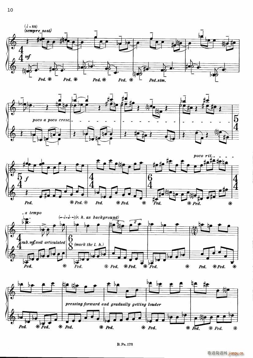 Copland Piano Fantasy(V)7
