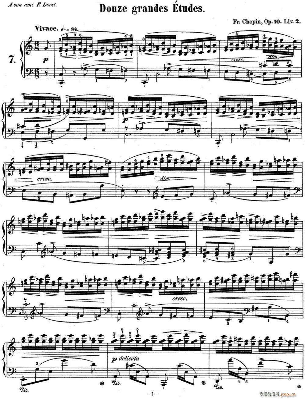 Ф7 Op 10 No 7 C{ C major(V)1