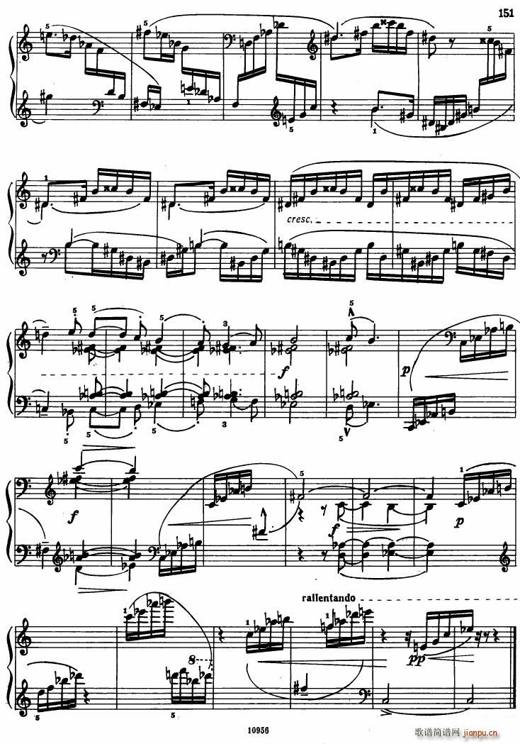 Bartok SZ 107 Mikrokosmos for Piano 140 153(V)12