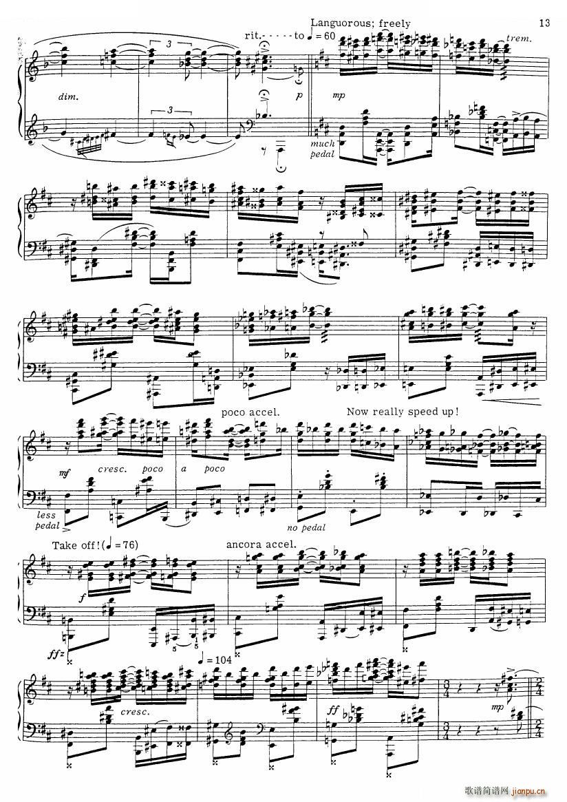 Garden of Eden 4 Rags for Piano(V)14